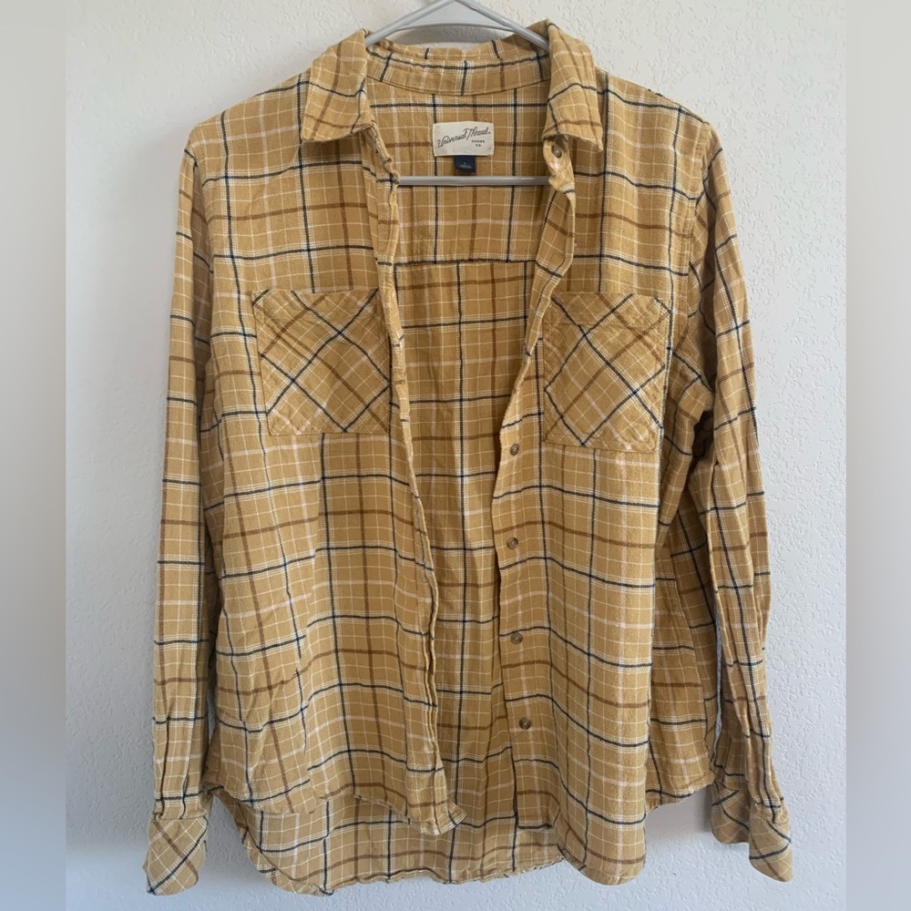 Autumn yellow universal thread flannel